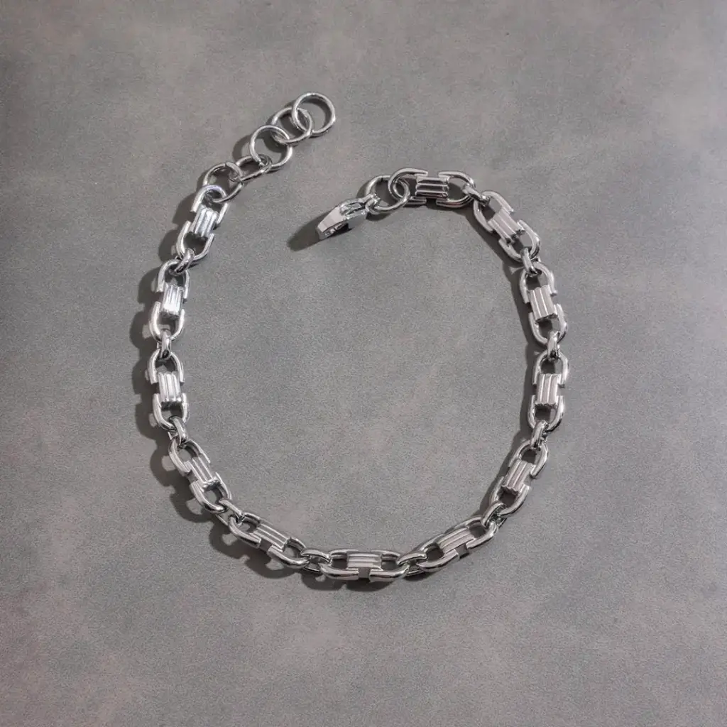 Unique Detailing Men Bracelet 316L SS