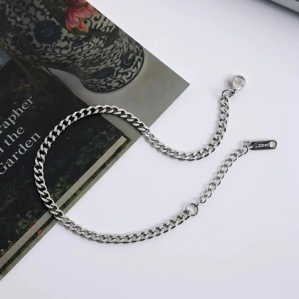 [MB0013] Simple Chain Men Bracelet 316L SS