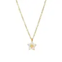 Flower Pendant Necklace Gold plated