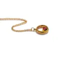Two-sided Heart Pendant Necklace Stainless Steel Pendant Necklace for Women