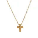 Cross Pendant Necklace PVD 18K Gold Plated Stainless Steel Necklace
