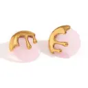 Ice Cream Stud Earrings PVD Plated