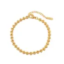 18K Gold Stainless Steel Heart Shape Stainless Steel Bracelet