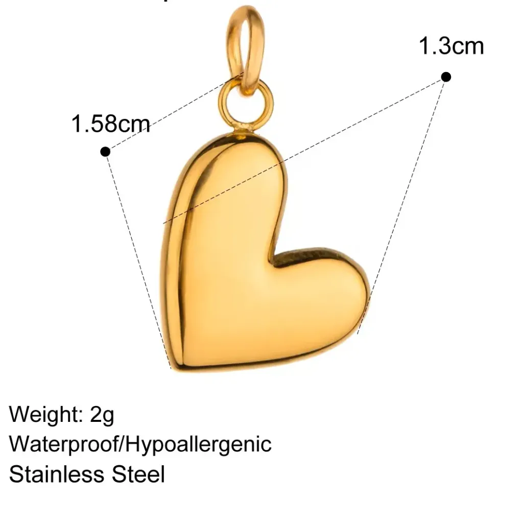 Love Gold PVD Plated Charm