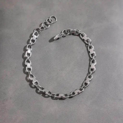 [MB0009] Unique Detailing Men Bracelet 316L SS