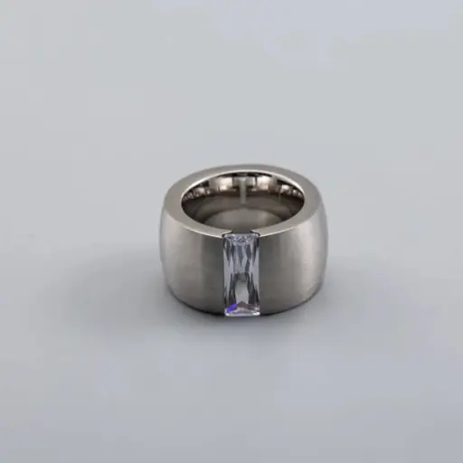 [MR0001] Simple Men Ring 316L SS (size 7)
